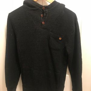 Black billabong polyester pull over